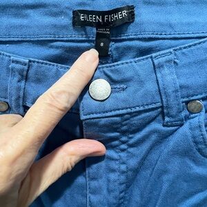 Eileen Fisher Straight Leg Pants in Blue